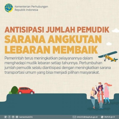 Antisipasi Jumlah Pemudik Sarana Angkutan Lebaran Membaik - 20190109